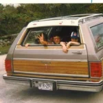 sitting in back of station agon