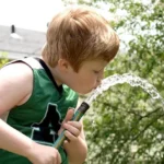drinking from hoses